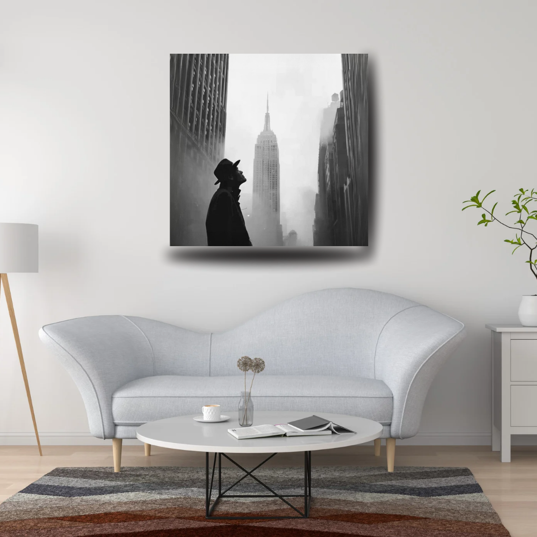 Empire in the Mist – Black & White Fine Art Print